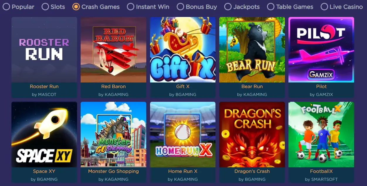 Marvel Casino Crash Games