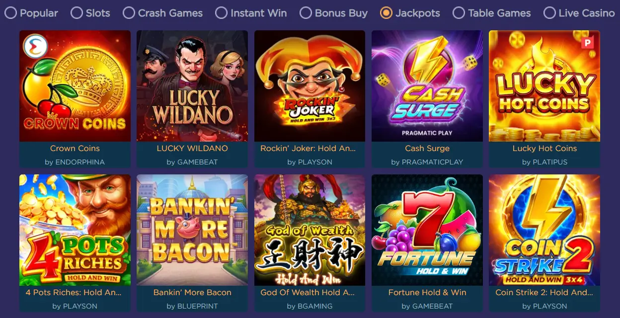 Marvel Casino Jackpot Games